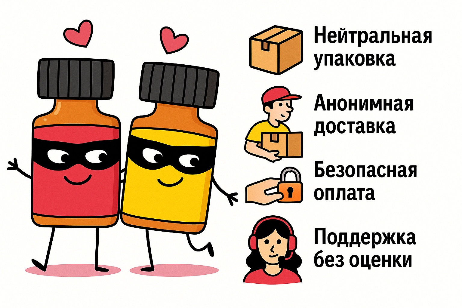 Анонимная доставка попперсов в Хабаровске